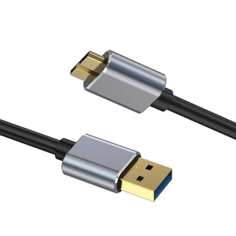 CBUS كابل قرص صلب خارجي بطول 6 أقدام من CBUS - كابل قرص محمول متوافق مع WD و LaCie و SanDisk و My Passport و Seagate Fast و Transcend StoreJet - Image 5